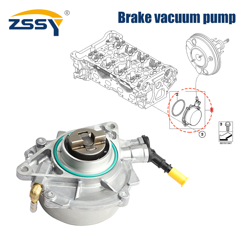Vacuum Chamber Small - New Brake Vacuum Pump 11667556919 456578