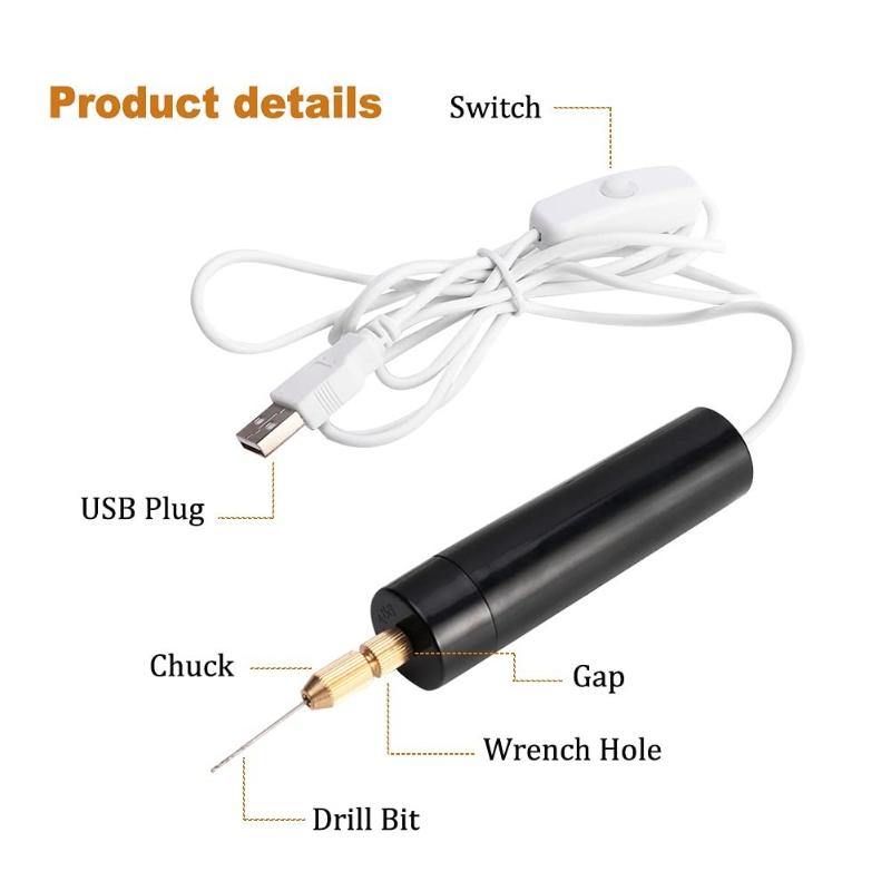 USB Mini Rotary Drill 3 Bit Se - Resin Craft Workshop recension och pris
