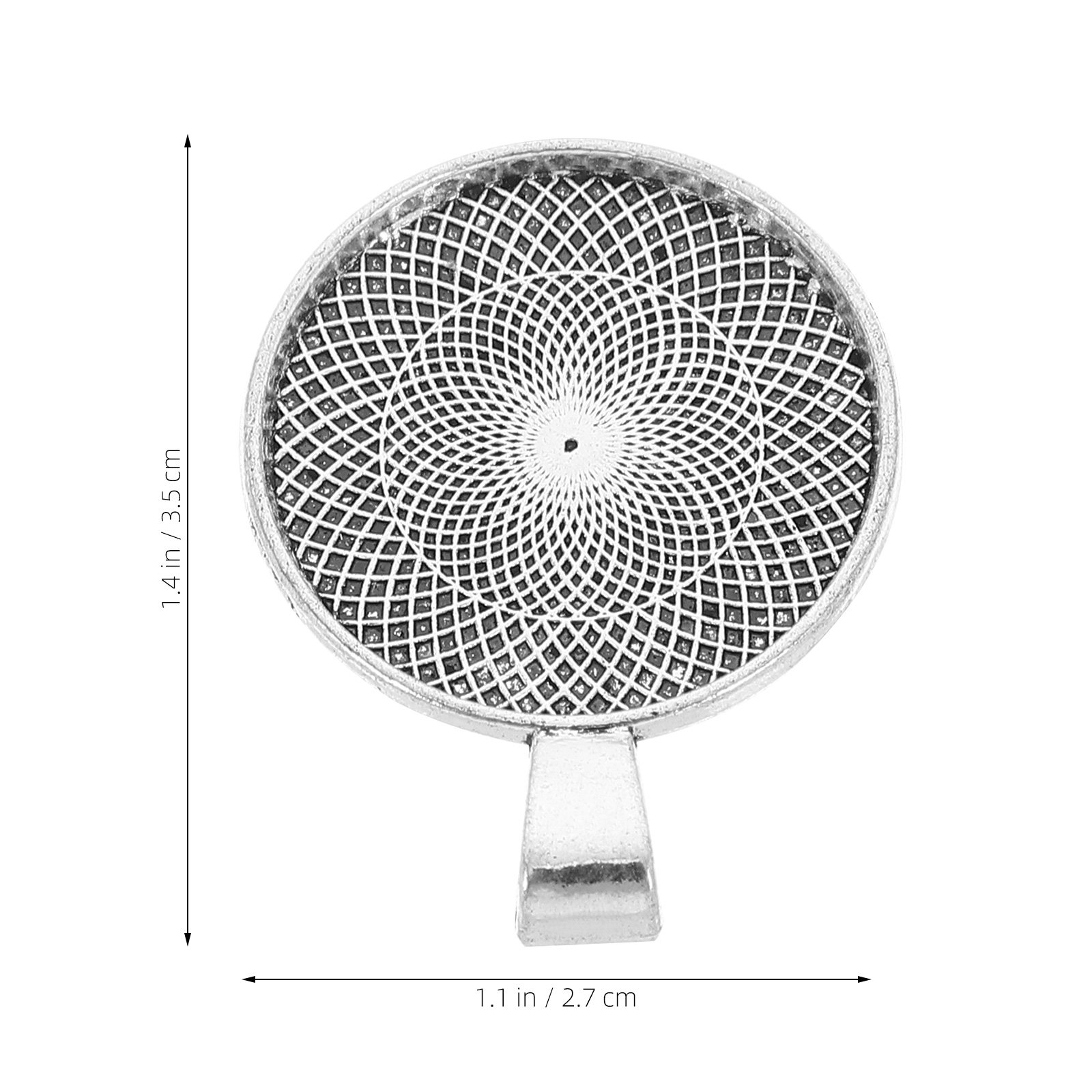 40Pcs Round Pendant Bezel Flat - Bezels Set Pendant recension och pris