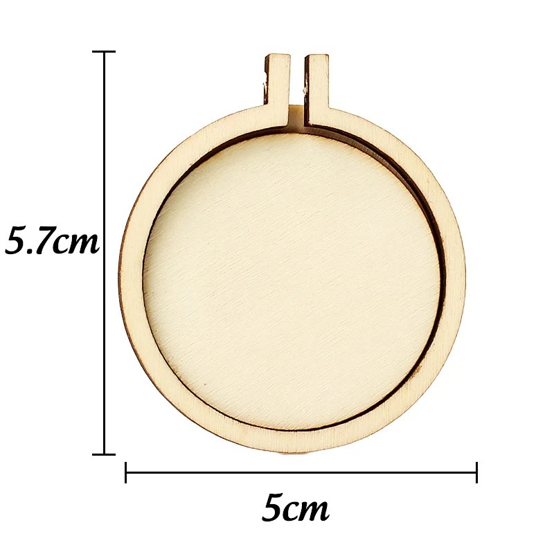 1/3/5pcs Wood Embroidery Hoop  - Wood Ring Blank recension och pris