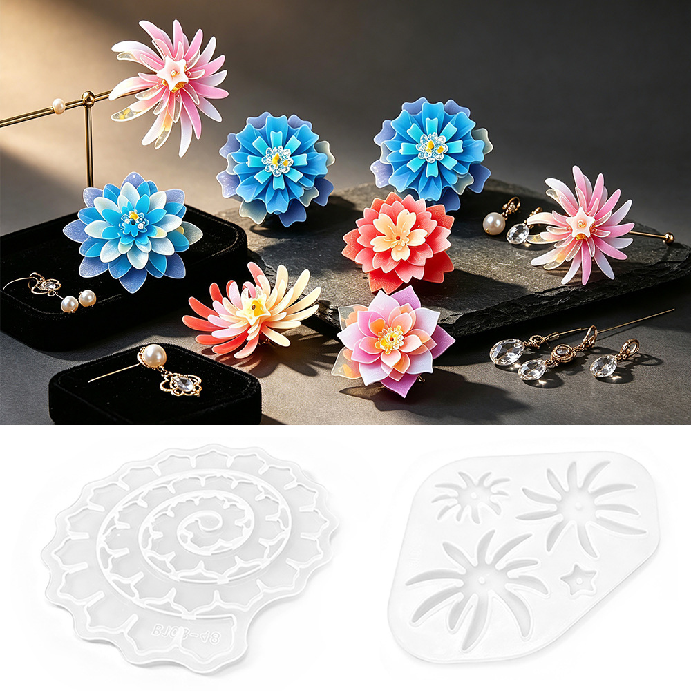 Multi-layer Flower Silicone Mo - Resin Craft Ideas recension och pris