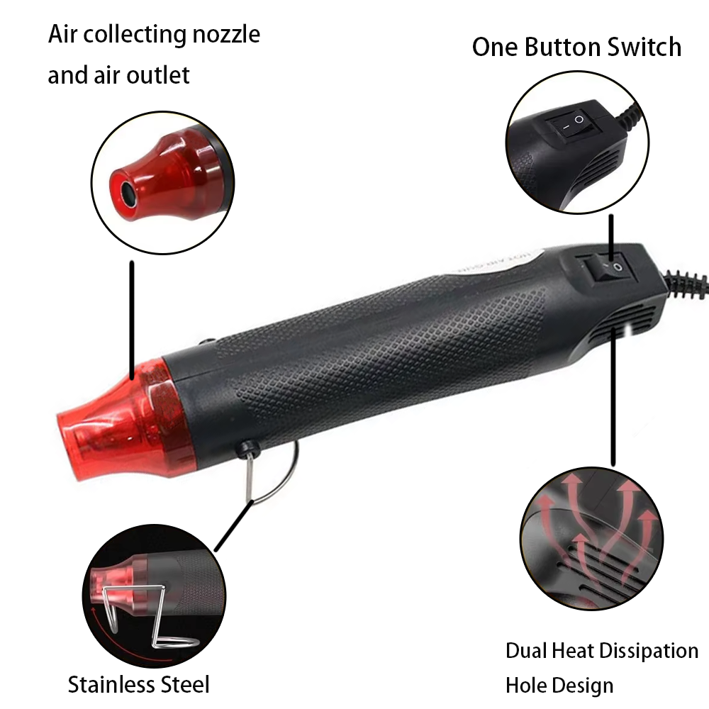 EU/US Hot Air Gun Soldering Te - Heat Gun Small recension och pris