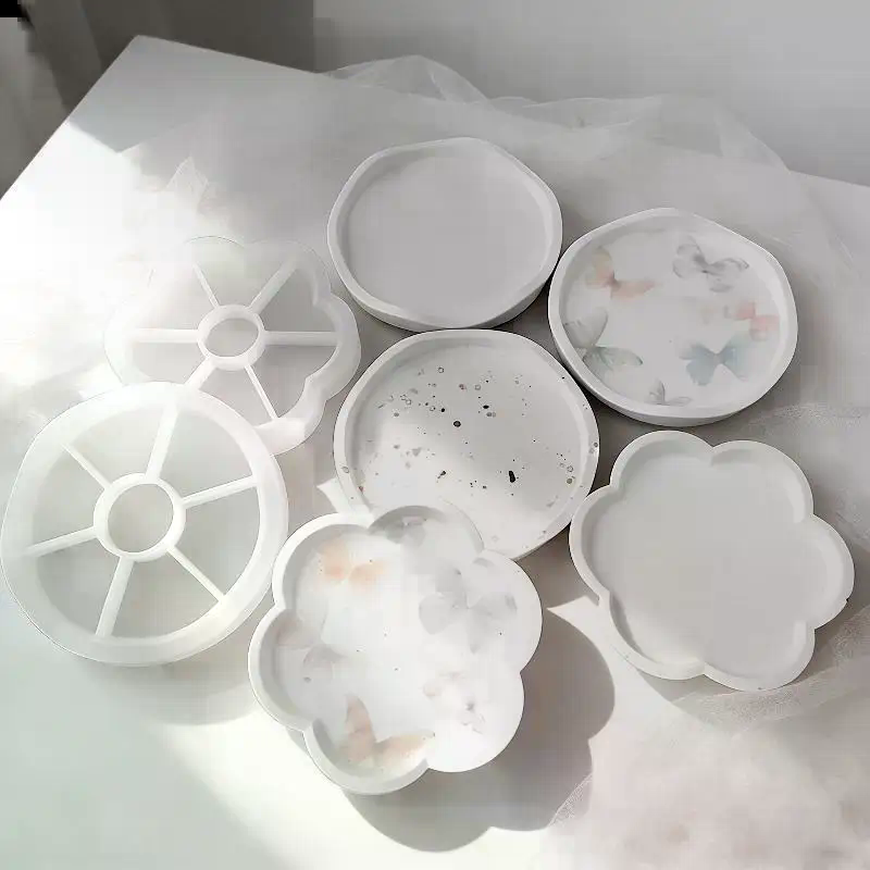 Flower/Round Shape Tray Silico - Resin Craft Ideas recension och pris