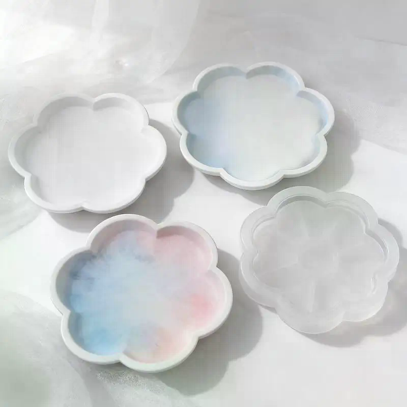 Flower/Round Shape Tray Silico - Resin Craft Ideas recension och pris